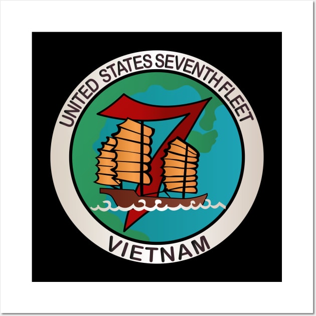 Navy - United States Seventh Fleet - Vietnam Wall Art by twix123844